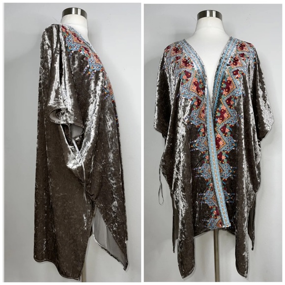JOHNNY WAS STYLE Andree by UNIT women Embroidered cardigan. M/L - Picture 1 of 5
